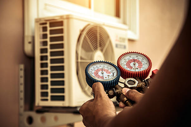 Professional Hvac Repair technician working in Sheffield, OH